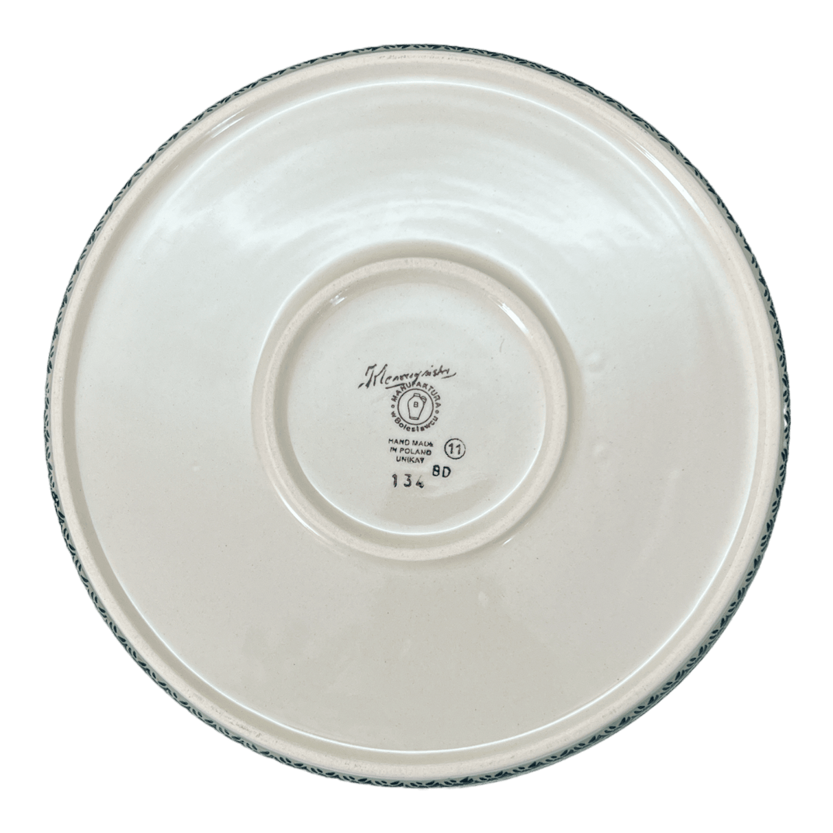Tray, Round, 10.25" in "Butterflies in Flight" by Manufaktura | T153S-WKM