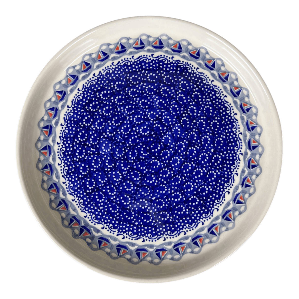 Tray, Round, 10.25" in "Smooth Sailing" by Manufaktura | T153T-DPMA