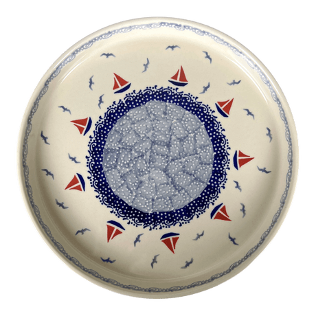Tray, Round, 10.25" in "Smooth Seas" by Manufaktura | T153T-DPML