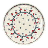 Tray, Round, 10.25" in "Red Bird" by Manufaktura | T153T-GILE