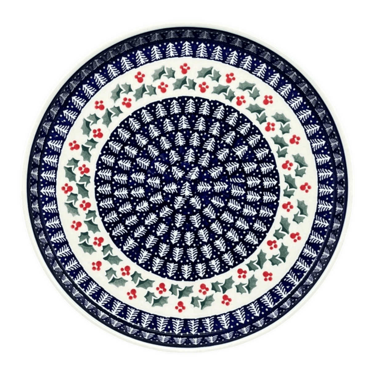 Tray, Round, 10.25" in "Holiday Cheer" by Manufaktura | T153T-NOS2