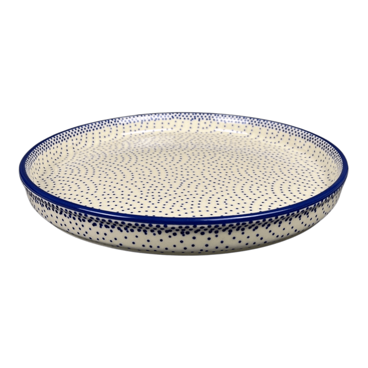 Tray, Round, 10.25" in "Misty Blue" by Manufaktura | T153U-61A