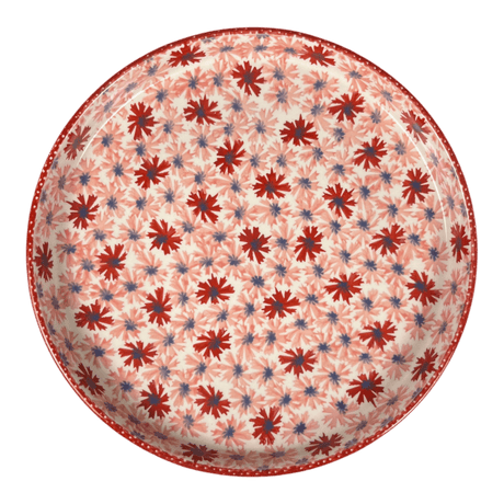 Tray, Round, 10.25" in "Scarlet Daisy" by Manufaktura | T153U-AS73