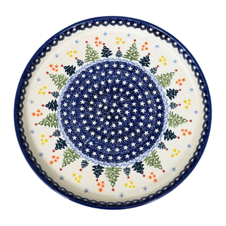 Tray, Round, 10.25" in "Festive Forest" by Manufaktura | T153U-INS6