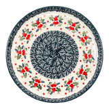 Tray, Round, 10.25" in "Evergreen Bells" by Manufaktura | T153U-PZDG