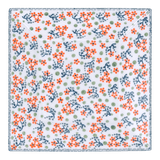 Plate, Square, Dessert, 7" in "Peach Blossoms" by Manufaktura | T158S-AS46