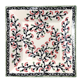 Plate, Square, Dessert, 7" in "Cherry Blossoms" by Manufaktura | T158S-DPGJ