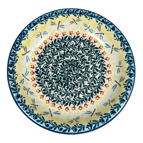 Bowl, Round, Pasta, 9.25" Bowl in "Dragonfly Delight" by Manufaktura | T159S-JZ36