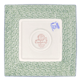 Plate, Square, Dessert, 7" in "Pink Poinsettia" by Manufaktura | T158S-PS14