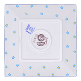 Plate, Square, Dessert, 7" in "Daisy Bouquet" by Manufaktura | T158S-TAB3