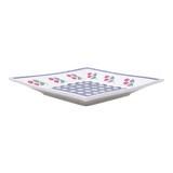 Plate, Square, Dessert, 7" in "Cherry Dot" by Manufaktura | T158T-70WI