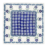 Plate, Square, Dessert, 7" in "Forget Me Not" by Manufaktura | T158T-ASS