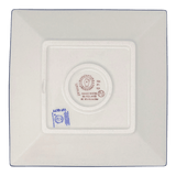 Plate, Square, Dessert, 7" in "Misty Blue" by Manufaktura | T158U-61A