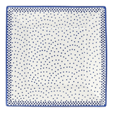 Plate, Square, Dessert, 7" in "Misty Blue" by Manufaktura | T158U-61A