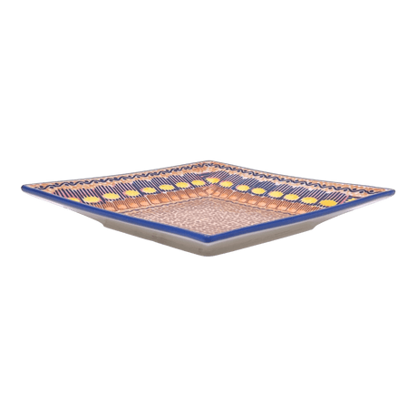 Plate, Square, Dessert, 7" in "Desert Sunrise" by Manufaktura | T158U-KLJ