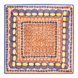 Plate, Square, Dessert, 7" in "Desert Sunrise" by Manufaktura | T158U-KLJ