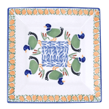 Plate, Square, Dessert, 7" in "Ducks in a Row" by Manufaktura | T158U-P323