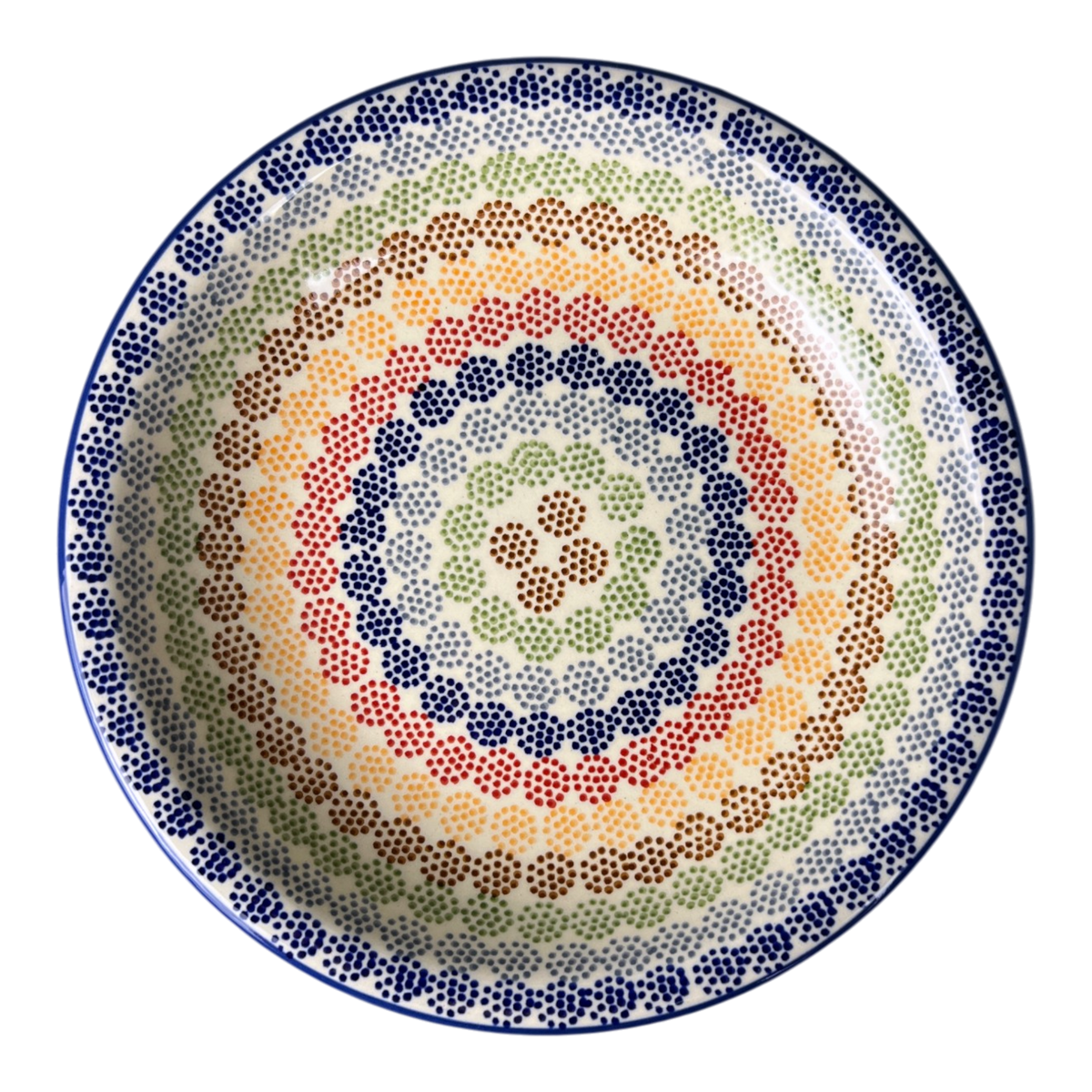 Bowl, Round, Pasta, 9.25" Bowl in "Speckled Rainbow" by Manufaktura | T159M-AS37