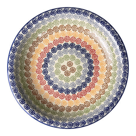 Bowl, Round, Pasta, 9.25" Bowl in "Speckled Rainbow" by Manufaktura | T159M-AS37