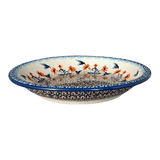 Bowl, Round, Pasta, 9.25" Bowl in "Hummingbird Harvest" by Manufaktura | T159S-JZ35