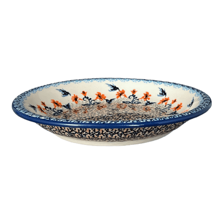 Bowl, Round, Pasta, 9.25" Bowl in "Hummingbird Harvest" by Manufaktura | T159S-JZ35