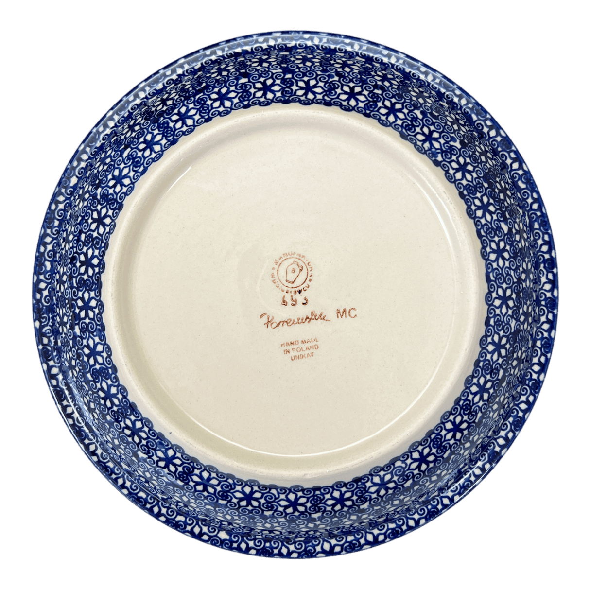 Bowl, Round, Pasta, 9.25" Bowl in "Wildflower Delight" by Manufaktura | T159S-P273