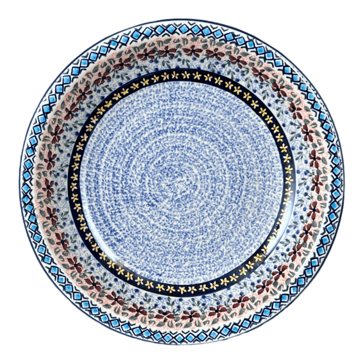 Bowl, Round, Pasta, 9.25" Bowl in "Lilac Fields" by Manufaktura | T159S-WK75
