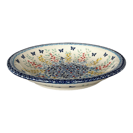Bowl, Round, Pasta, 9.25" Bowl in "Butterfly Bounty" by Manufaktura | T159S-WK76