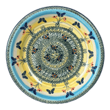 Bowl, Round, Pasta, 9.25" Bowl in "Butterflies in Flight" by Manufaktura | T159S-WKM
