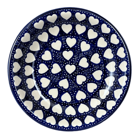 Bowl, Round, Pasta, 9.25" Bowl in "Sea of Hearts" by Manufaktura | T159T-SEA