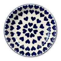 A picture of a Polish Pottery 9.25" Pasta Bowl (Whole Hearted) | T159T-SEDU as shown at PolishPotteryOutlet.com/products/9-25-pasta-bowl-whole-hearted-t159t-sedu