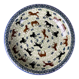 Bowl, Round, Pasta, 9.25" Bowl in "On the Range" by Manufaktura | T159U-INK2