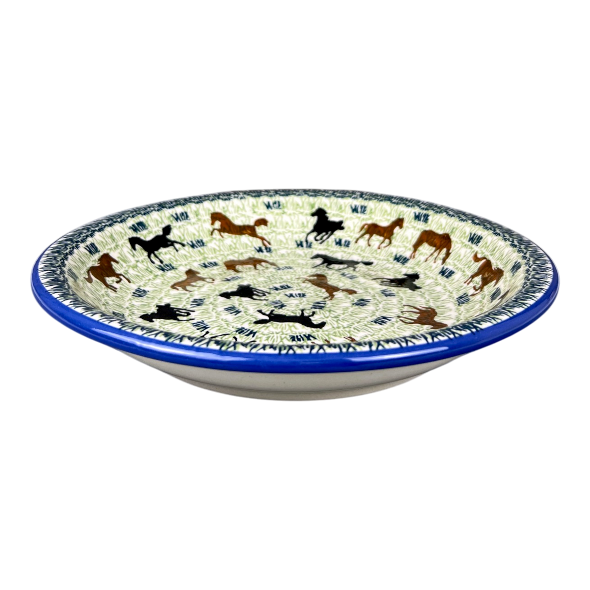 Bowl, Round, Pasta, 9.25" Bowl in "On the Range" by Manufaktura | T159U-INK2