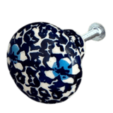 Drawer Pull, 1.5" in "Blue on Blue" by Manufaktura | U001T-J109