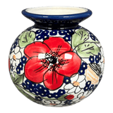 Vase, Bubble, Small 3.75" in "Poppies & Posies" by Manufaktura | W001S-IM02