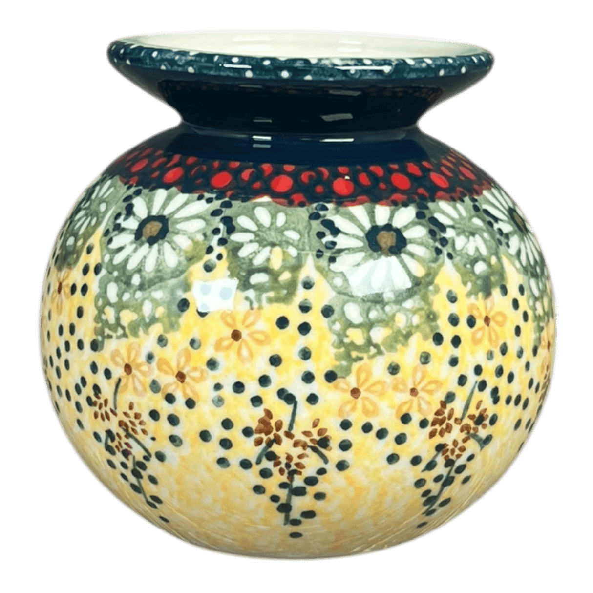 Vase, Bubble, Small 3.75" in "Sunshine Grotto" by Manufaktura | W001S-WK52