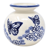 Vase, Bubble, Small 3.75" in "Butterfly Garden" by Manufaktura | W001T-MOT1