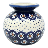 Vase, Bubble, Small 3.75" in "Peacock Dot" by Manufaktura | W001U-54K