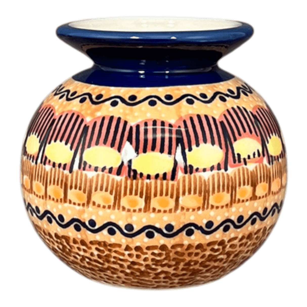 Vase, Bubble, Small 3.75" in "Desert Sunrise" by Manufaktura | W001U-KLJ