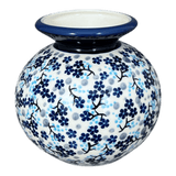 Vase, Bubble, 4.75" in "Scattered Blues" by Manufaktura | W002S-AS45