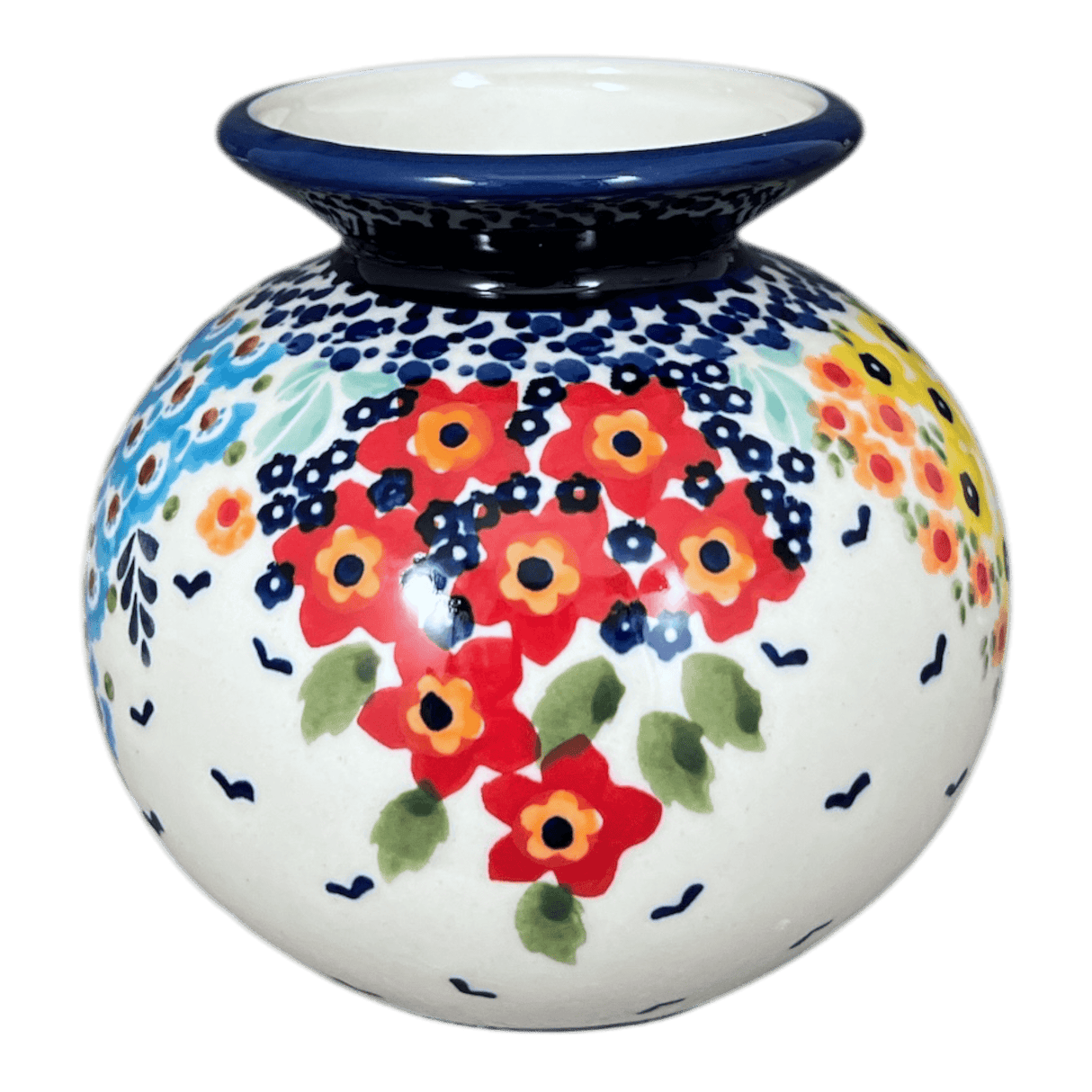Vase, Bubble, 4.75" in "Brilliant Garden" by Manufaktura | W002S-DPLW