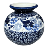 Vase, Bubble, 4.75" in "Blue Life" by Manufaktura | W002S-EO39
