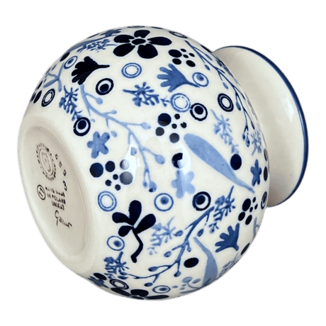 Vase, Bubble, 4.75" in "Rambling Blues" by Manufaktura | W002S-GZ50