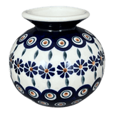 Vase, Bubble, 4.75" in "Floral Peacock" by Manufaktura | W002T-54KK