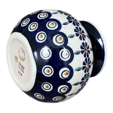 Vase, Bubble, 4.75" in "Floral Peacock" by Manufaktura | W002T-54KK