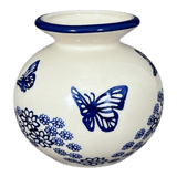 Vase, Bubble, 4.75" in "Butterfly Garden" by Manufaktura | W002T-MOT1
