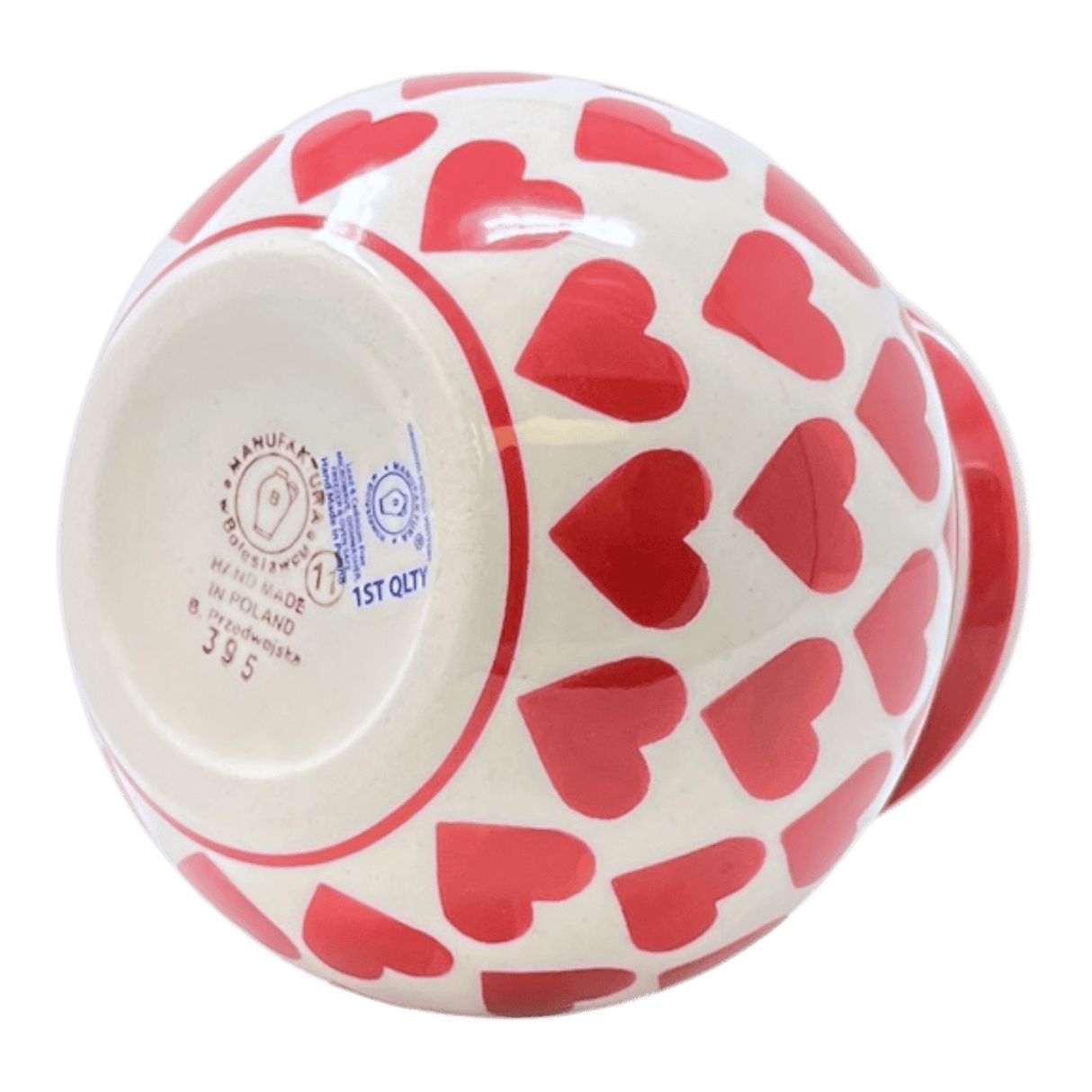 Vase, Bubble, 4.75" in "Whole Hearted Red" by Manufaktura | W002T-SEDC