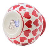 Vase, Bubble, 4.75" in "Whole Hearted Red" by Manufaktura | W002T-SEDC