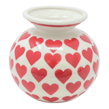 Vase, Bubble, 4.75" in "Whole Hearted Red" by Manufaktura | W002T-SEDC