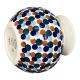 Vase, Bubble, 4.75" in "Fall Confetti" by Manufaktura | W002U-BM01